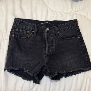 Aritzia Denim Forum Ex Boyfriend Shorts